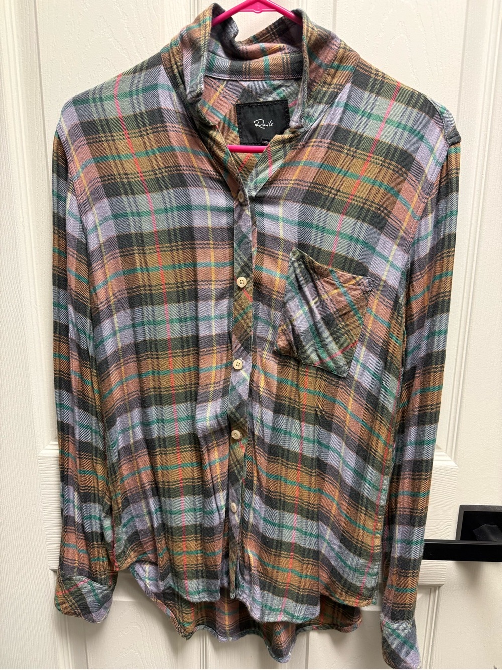 Rails women’s Plaid Button-Up Shirt - eMulticolor
